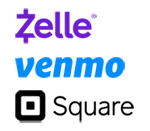 Zelle, Venmo, Square